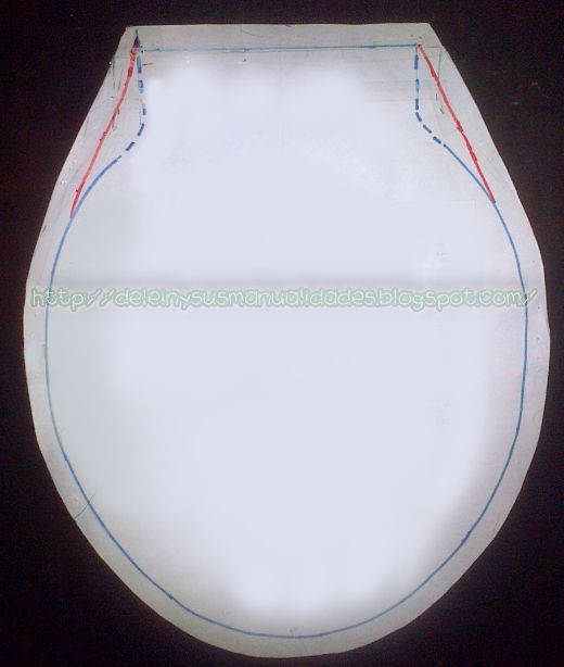 Delein Padilla y sus manualidades: Tutorial Como hacer un juego de baño